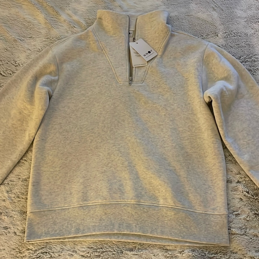 No Nationality 07 (NN07) *NWT* Briggs Half Zip in Large Oat